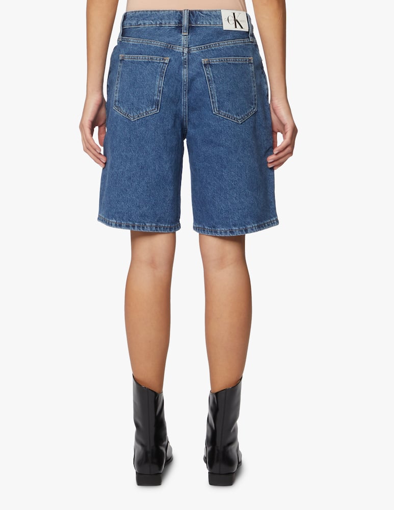 Calvin Klein Jeans Pantaloncino straight 90s - blu - immagine 3 Calvin Klein Jeans Pantaloncino straight 90s - blu - immagine 3