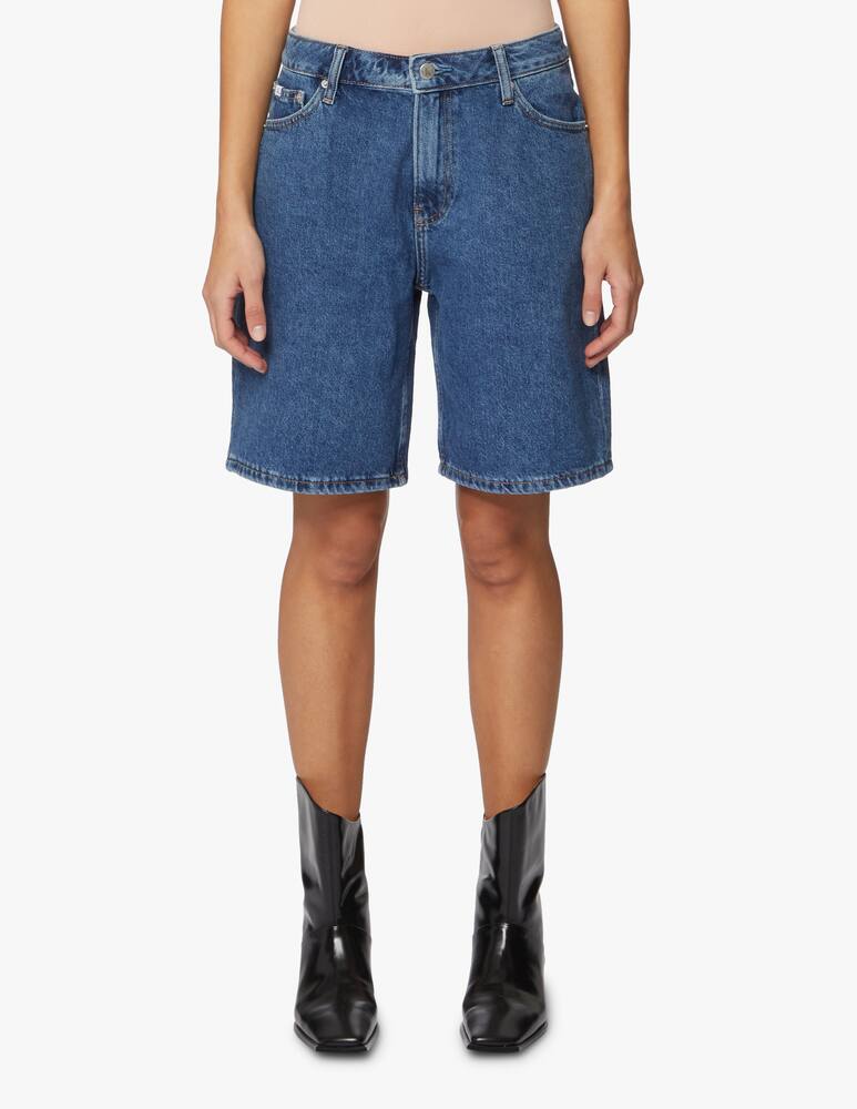 Calvin Klein Jeans Pantaloncino straight 90s - blu - immagine 1 Calvin Klein Jeans Pantaloncino straight 90s - blu - immagine 1