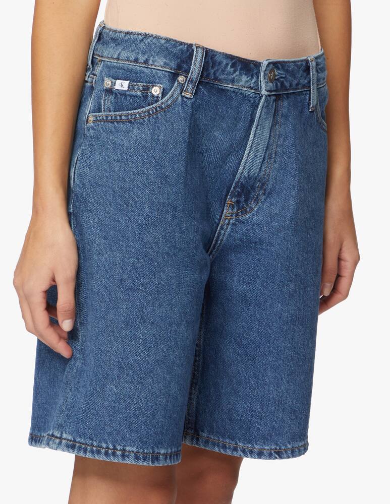 Calvin Klein Jeans Pantaloncino straight 90s - blu - immagine 4 Calvin Klein Jeans Pantaloncino straight 90s - blu - immagine 4