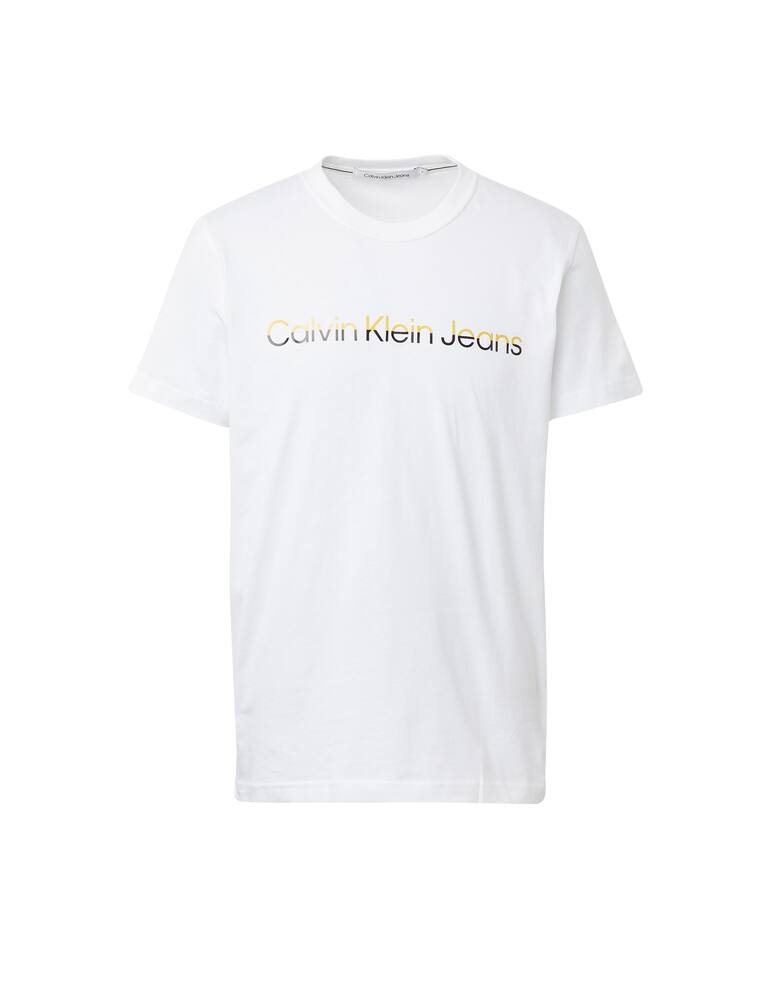rinascente Calvin Klein Jeans Maglietta maniche corte mixed bicolor - bianco