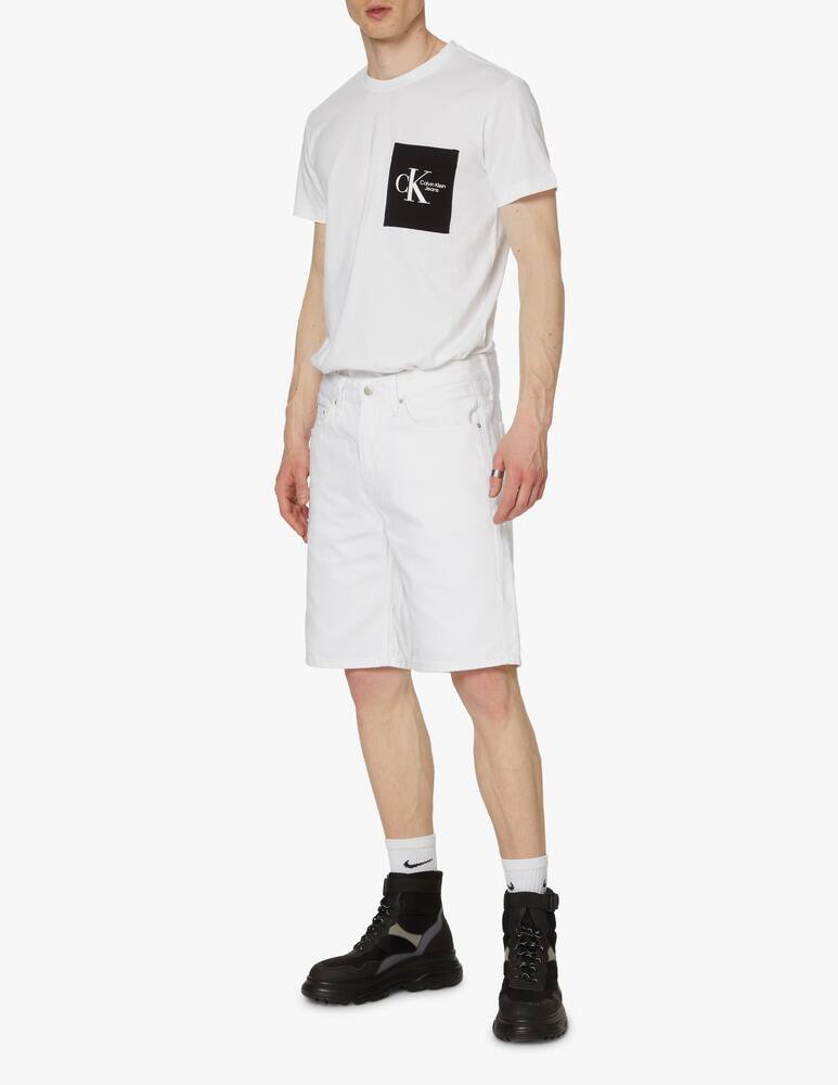 rinascente Calvin Klein Jeans T-shirt pocket dynamic contrast - white