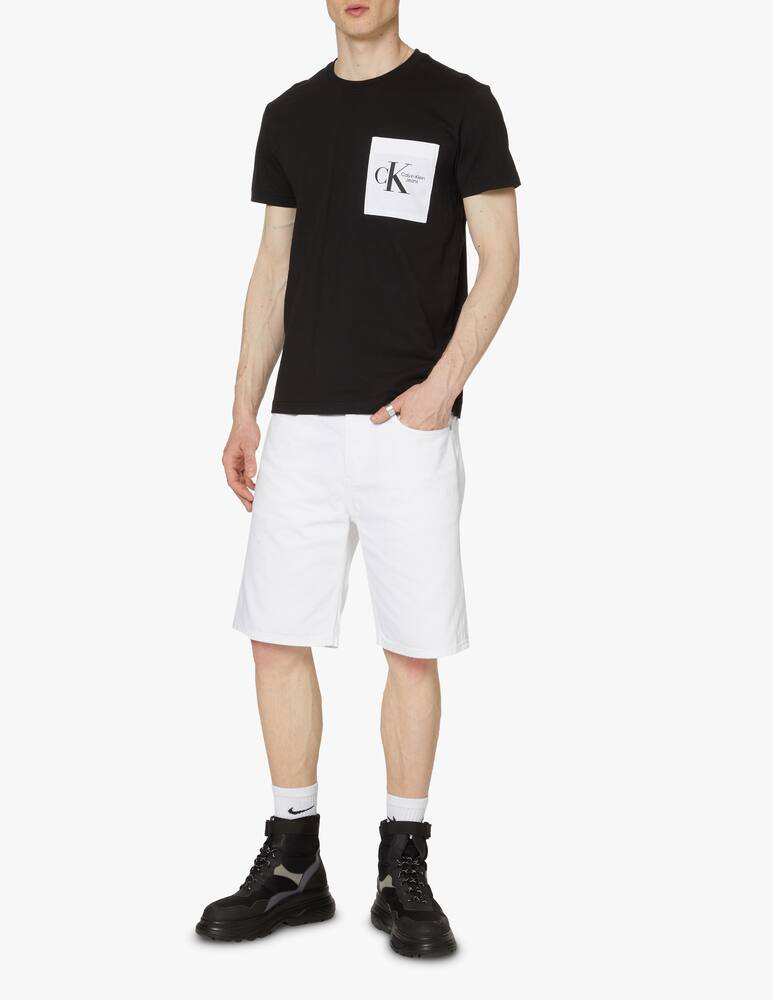rinascente Calvin Klein Jeans T-shirt pocket dynamic contrast - black