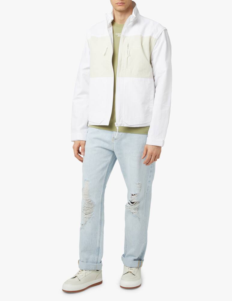 rinascente Calvin Klein Jeans Windbreaker sustain block tst jacket - beige