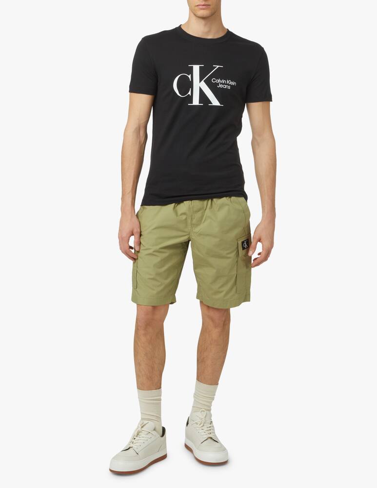rinascente Calvin Klein Jeans T-shirt dynamic monogram - black