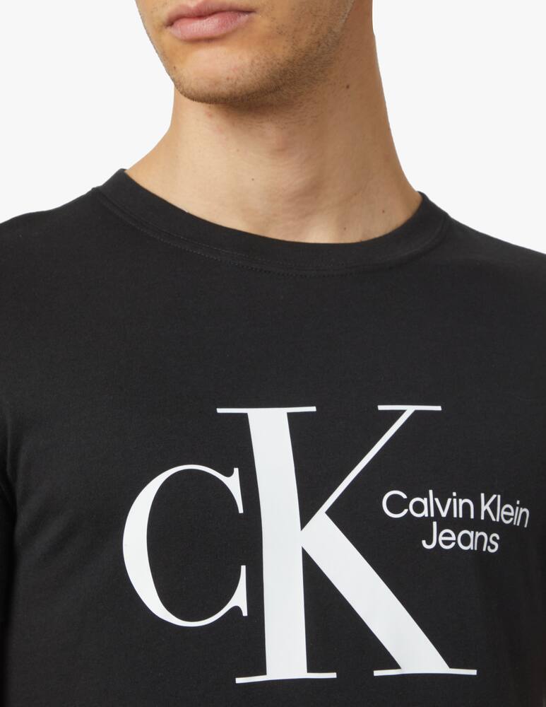 rinascente Calvin Klein Jeans T-shirt dynamic monogram - black