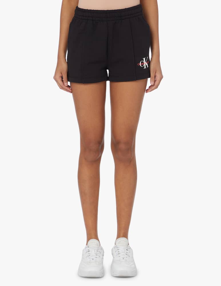 Calvin Klein Jeans Pantaloncino tuta con logo monogramma - nero - immagine 2 Calvin Klein Jeans Pantaloncino tuta con logo monogramma - nero - immagine 2