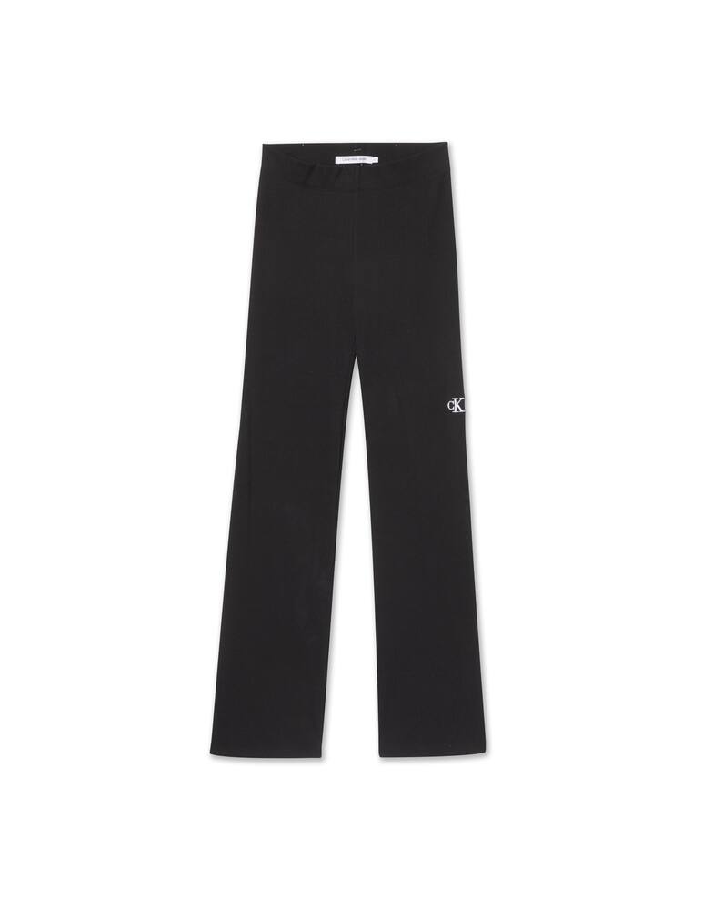 rinascente Calvin Klein Jeans Pantaloni a gamba dritta e coste in misto cotone - nero