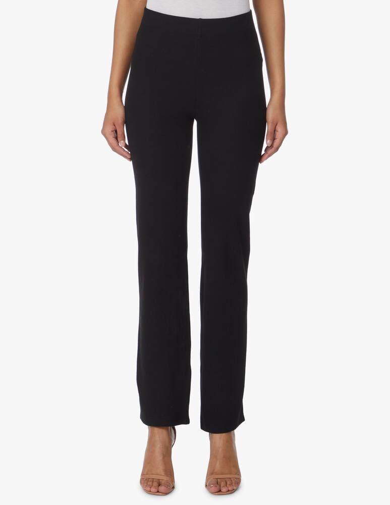 rinascente Calvin Klein Jeans Pantaloni a gamba dritta e coste in misto cotone - nero