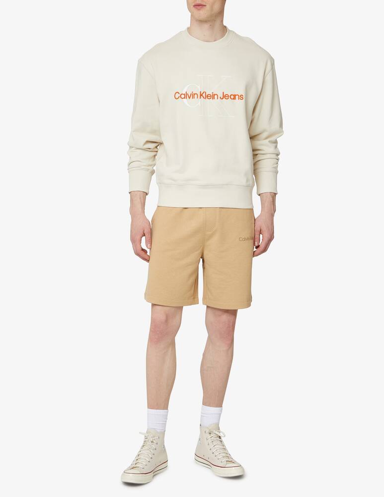rinascente Calvin Klein Jeans Sweatshirt 2tonemonogram - beige