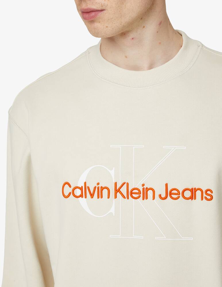 rinascente Calvin Klein Jeans Sweatshirt 2tonemonogram - beige