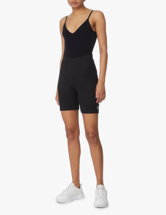 Calvin Klein Jeans - Pantaloncini da ciclismo a costine - nero - €59,90