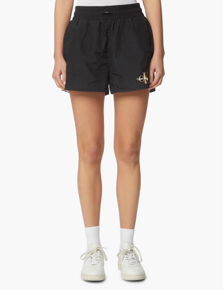 Calvin Klein Jeans Pantaloncini in tessuto stropicciato - nero - immagine 2 Calvin Klein Jeans Pantaloncini in tessuto stropicciato - nero - immagine 2