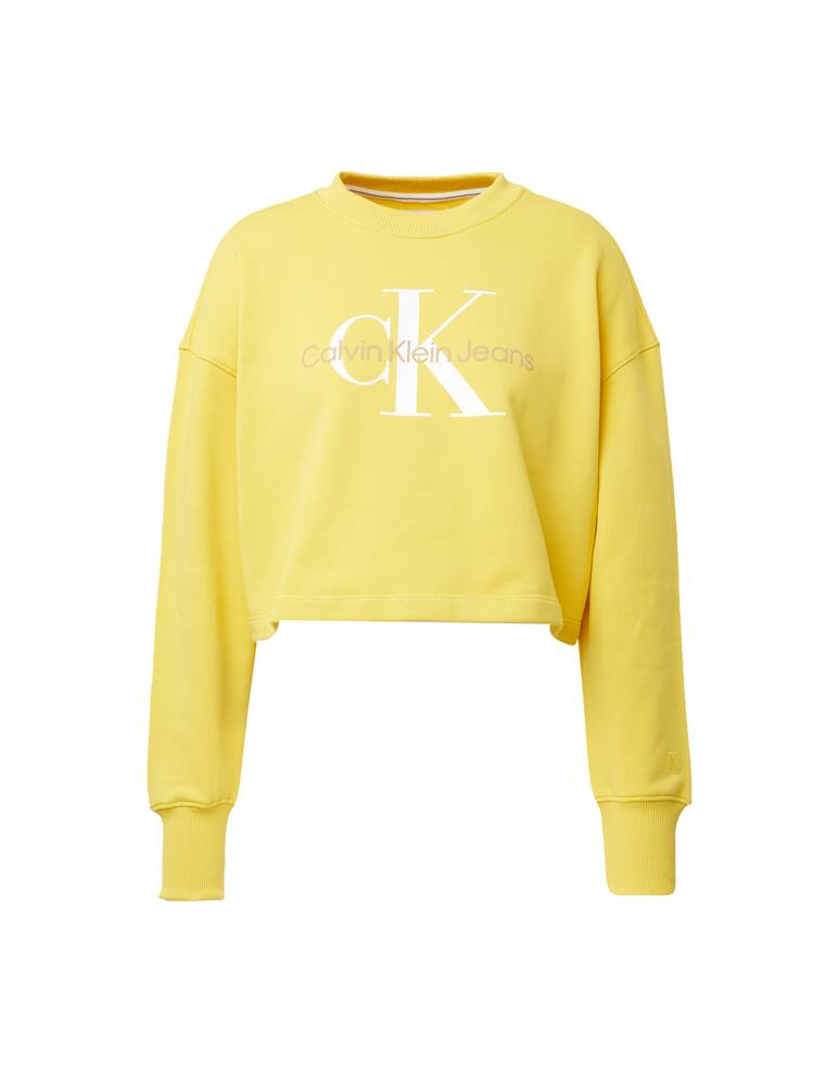rinascente Calvin Klein Jeans Seasonal monogram sweatshirt - yellow