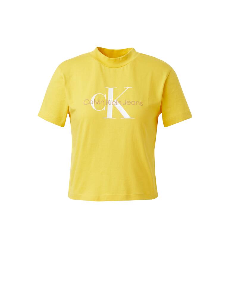 rinascente Calvin Klein Jeans Seasonal monogram t-shirt - yellow