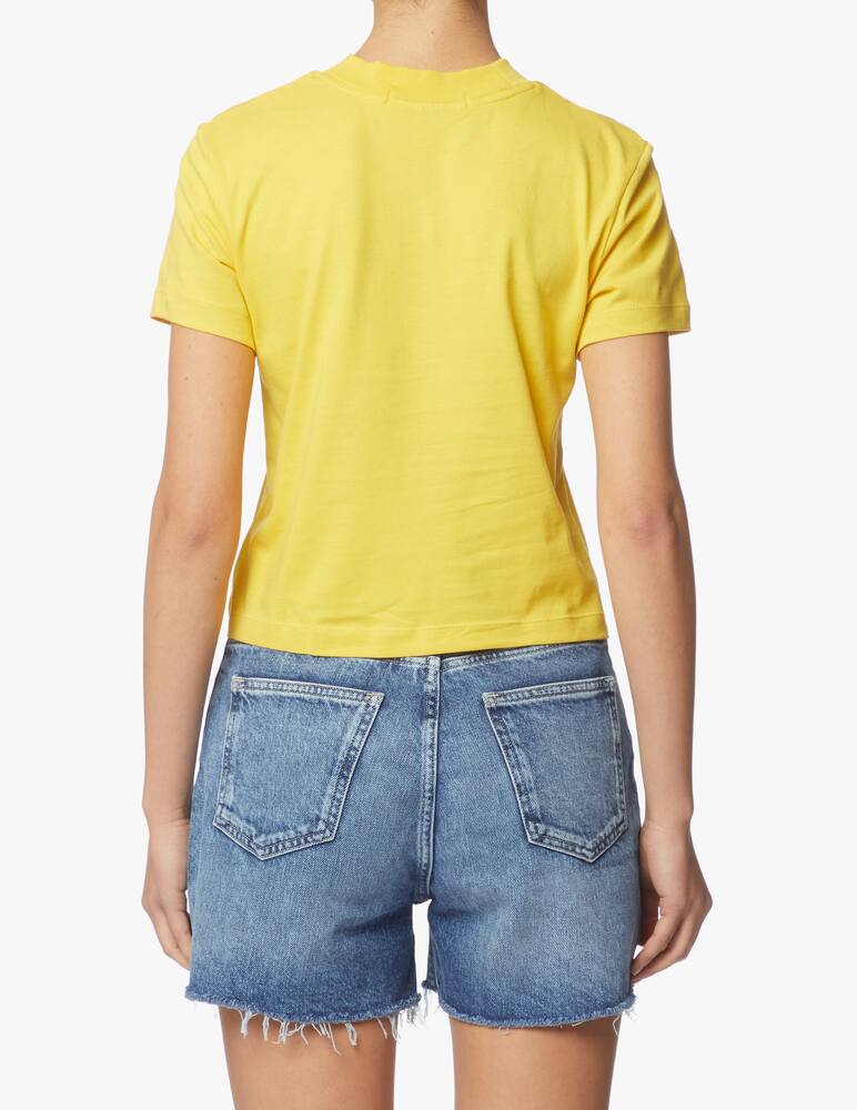 rinascente Calvin Klein Jeans Seasonal monogram t-shirt - yellow