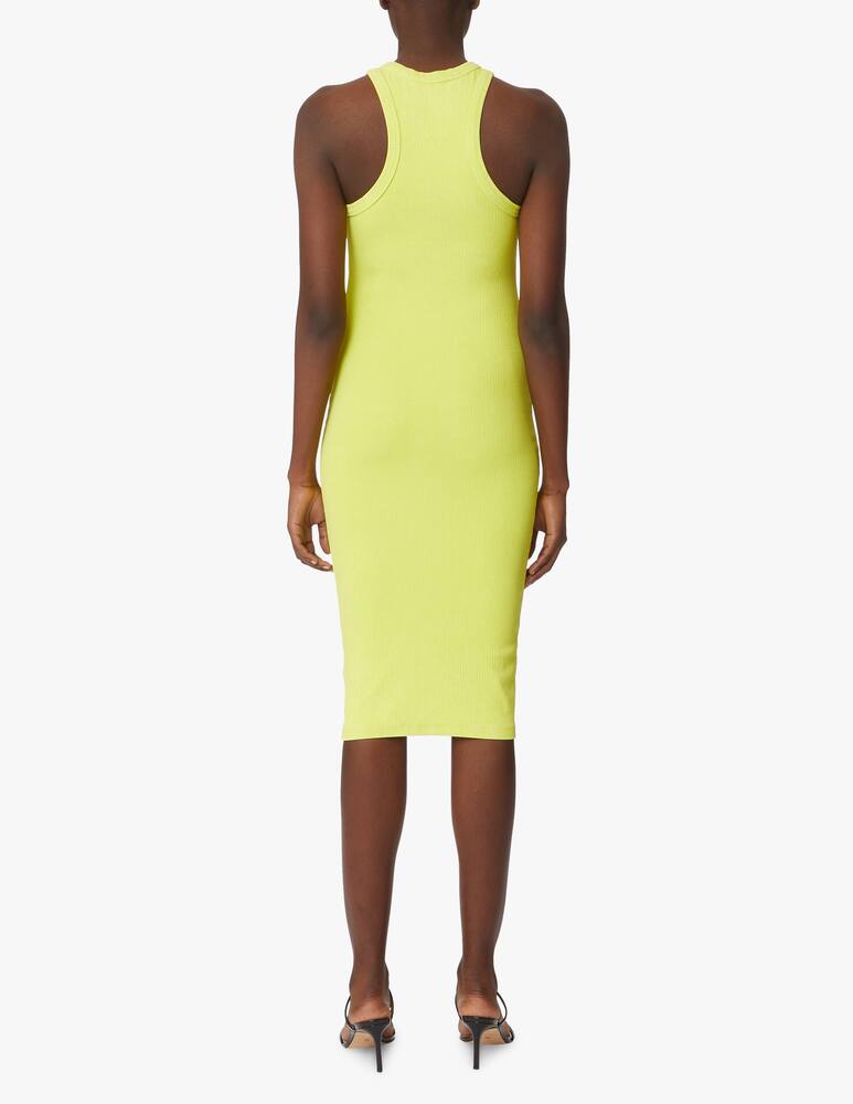 rinascente Calvin Klein Jeans Acid wash rib denim tank - yellow