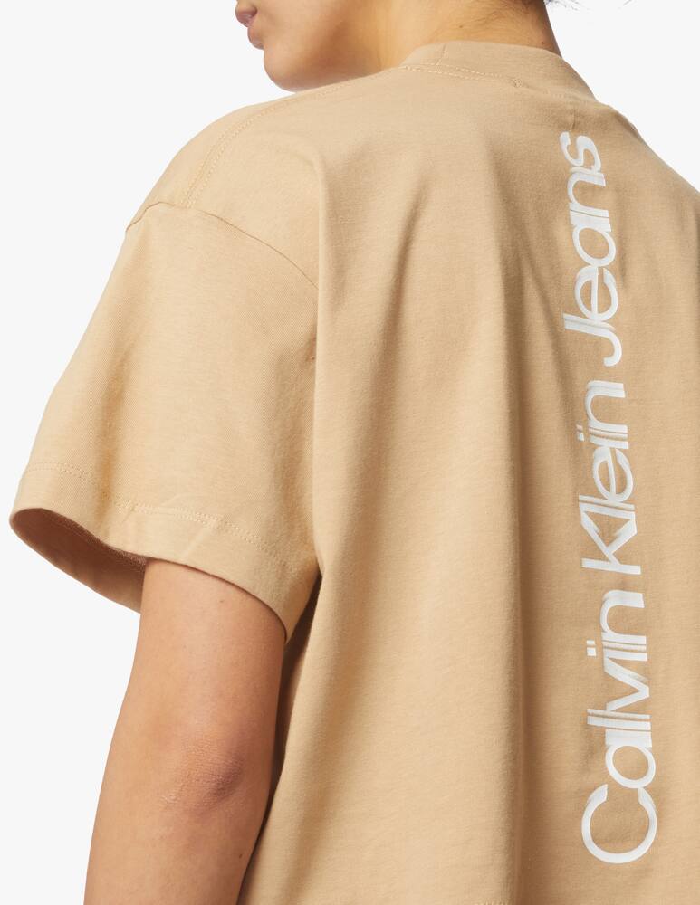 rinascente Calvin Klein Jeans T-shirt back vertical faded - beige