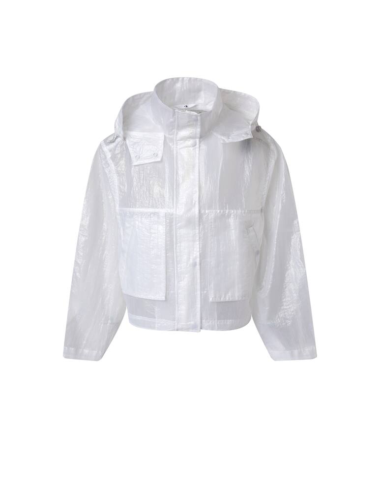 rinascente Calvin Klein Jeans Windbreak crinckle - white