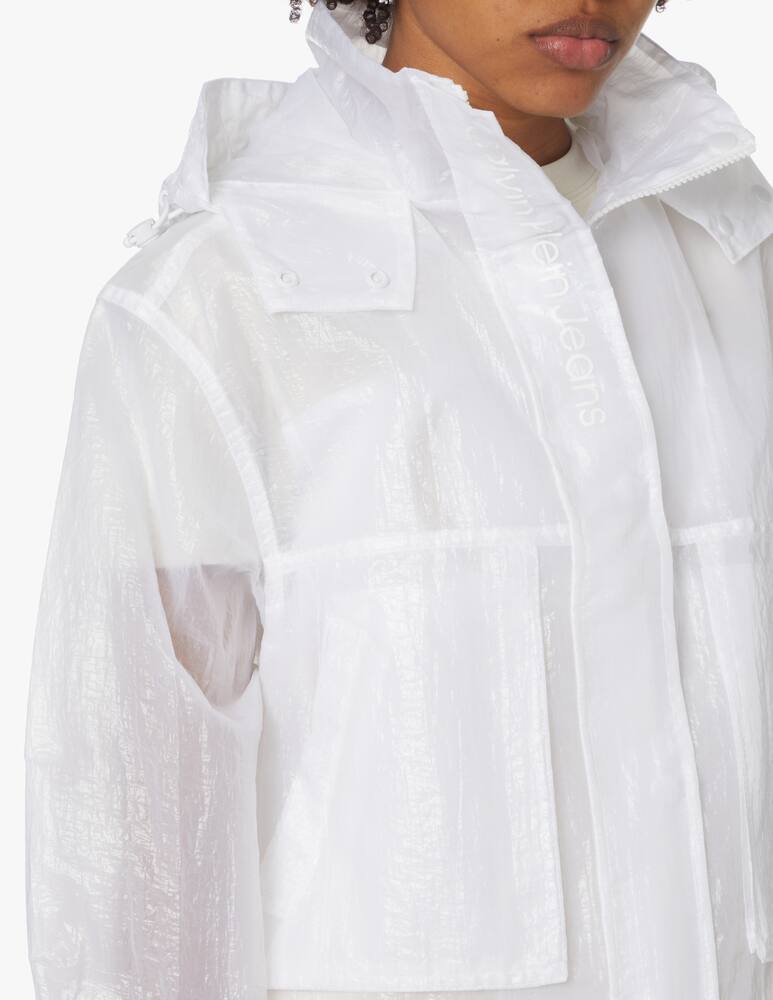 rinascente Calvin Klein Jeans Windbreak crinckle - white