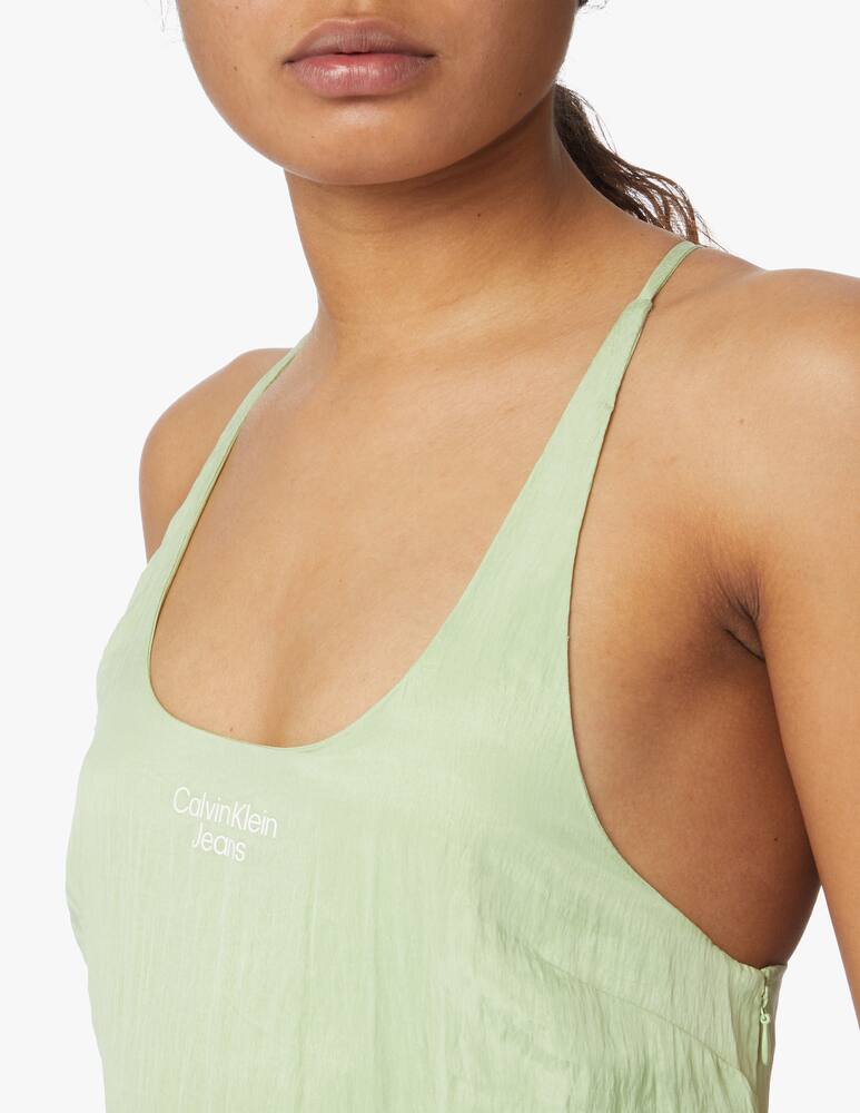 rinascente Calvin Klein Jeans Glazed maxi dress - green