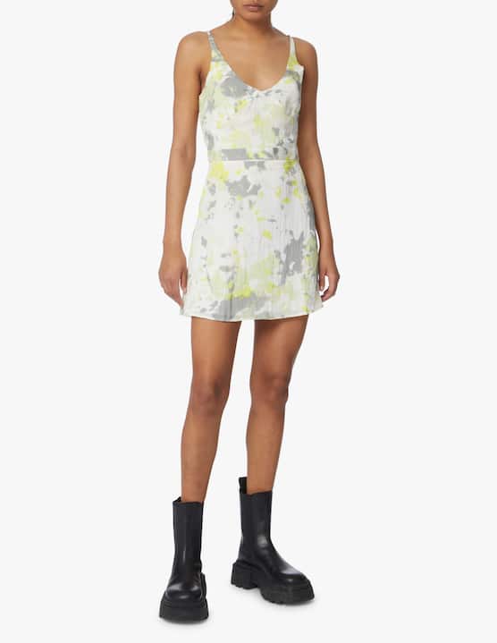Calvin Klein Jeans - Gonna mini smaltata - verde - €79,90