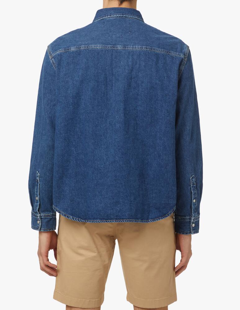 rinascente Calvin Klein Jeans Camicia manica lunga denim tasche - blu