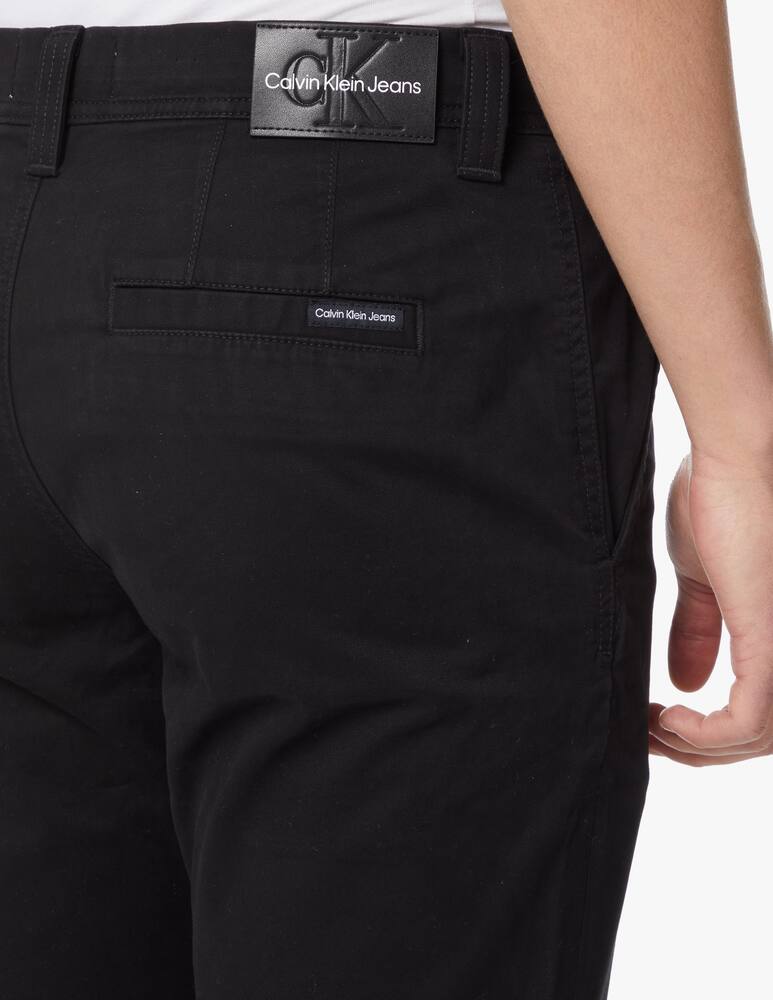 rinascente Calvin Klein Jeans Chino skinny gabardina - nero