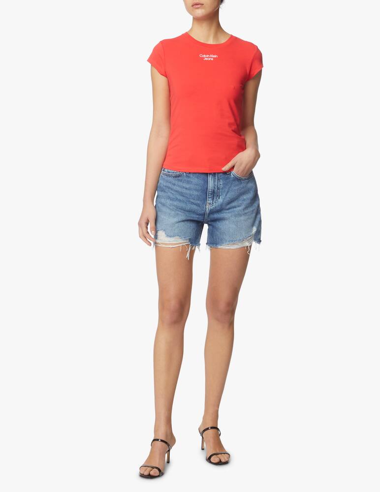 Calvin Klein Jeans Pantaloncino Mom shorts - blu - immagine 1 Calvin Klein Jeans Pantaloncino Mom shorts - blu - immagine 1