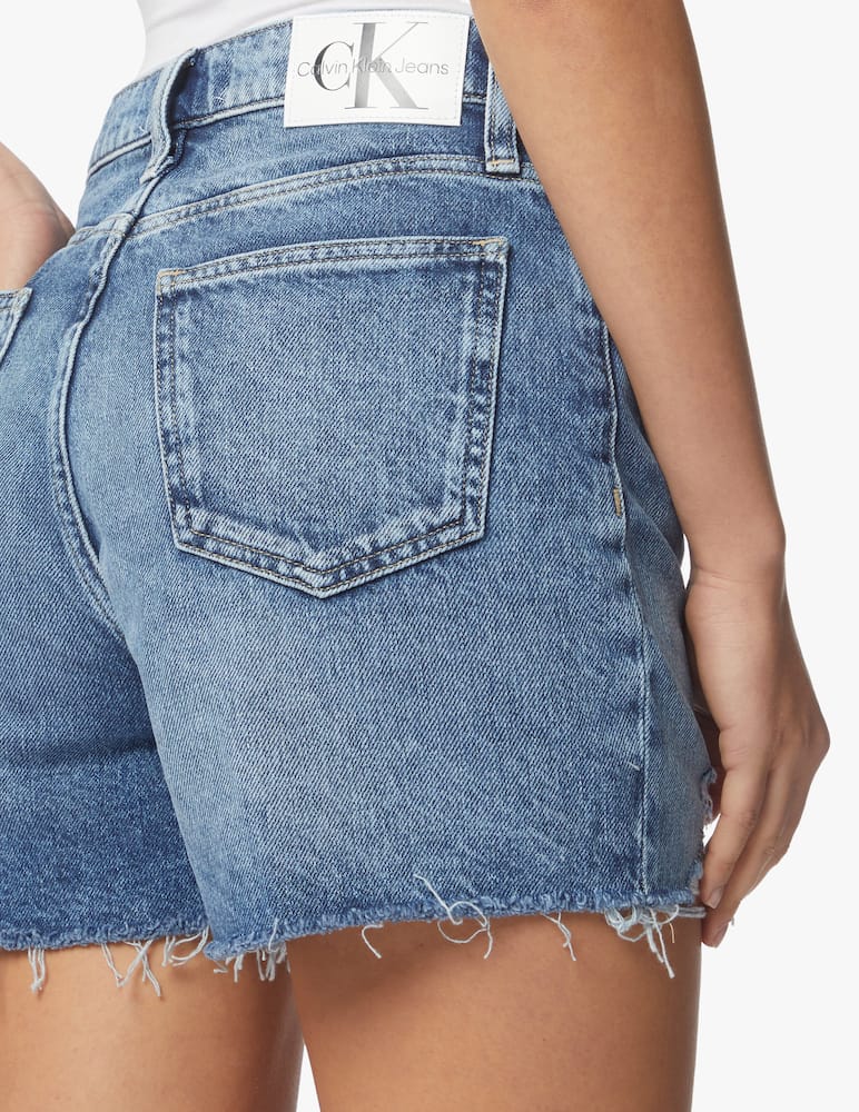 Calvin Klein Jeans Pantaloncino Mom shorts - blu - immagine 4 Calvin Klein Jeans Pantaloncino Mom shorts - blu - immagine 4