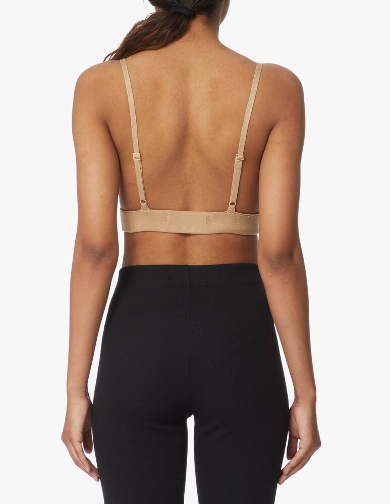 rinascente Calvin Klein Jeans Bralette a coste - beige
