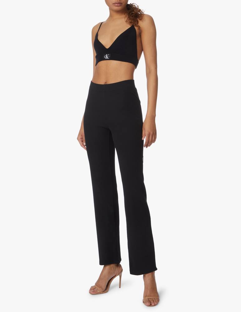 rinascente Calvin Klein Jeans Bralette a coste - nero