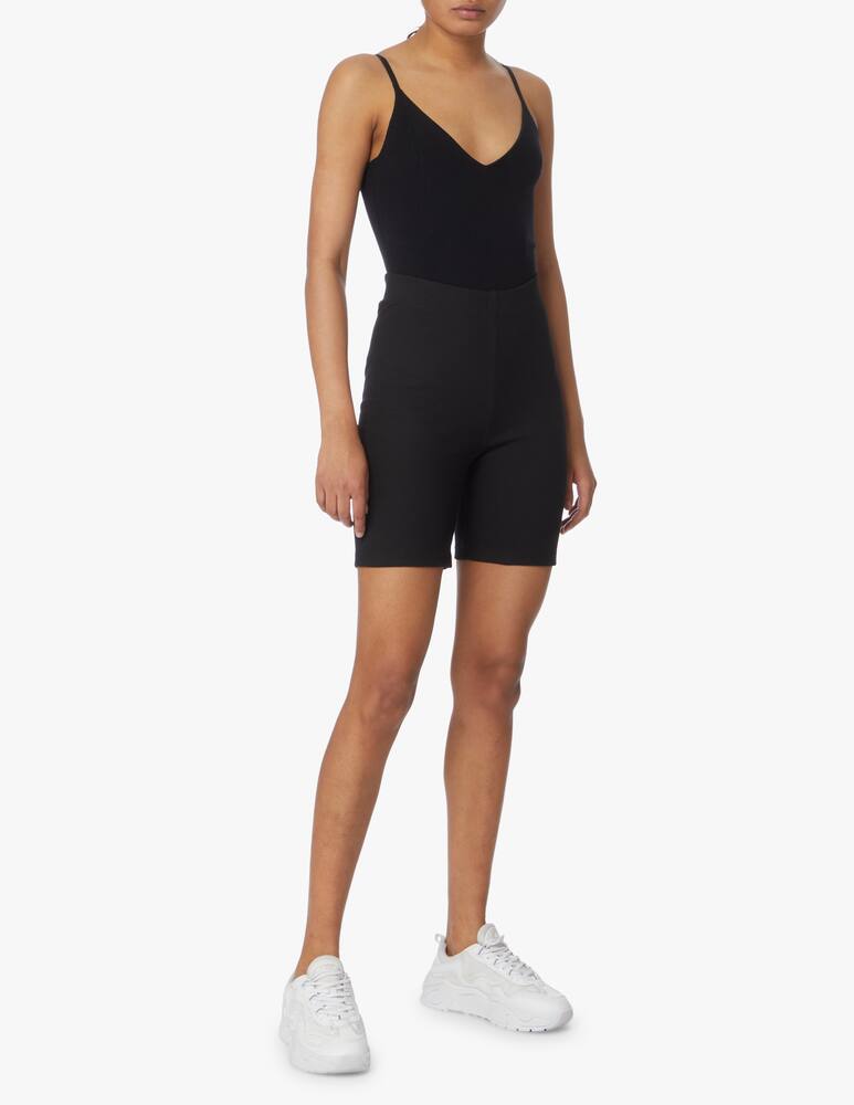 rinascente Calvin Klein Jeans Body a coste in cotone - nero