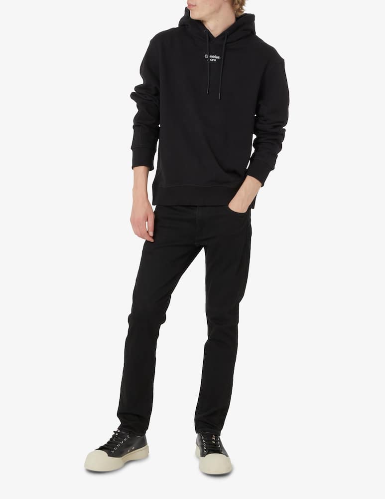 rinascente Calvin Klein Jeans Felpa con cappuccio con logo - Nero