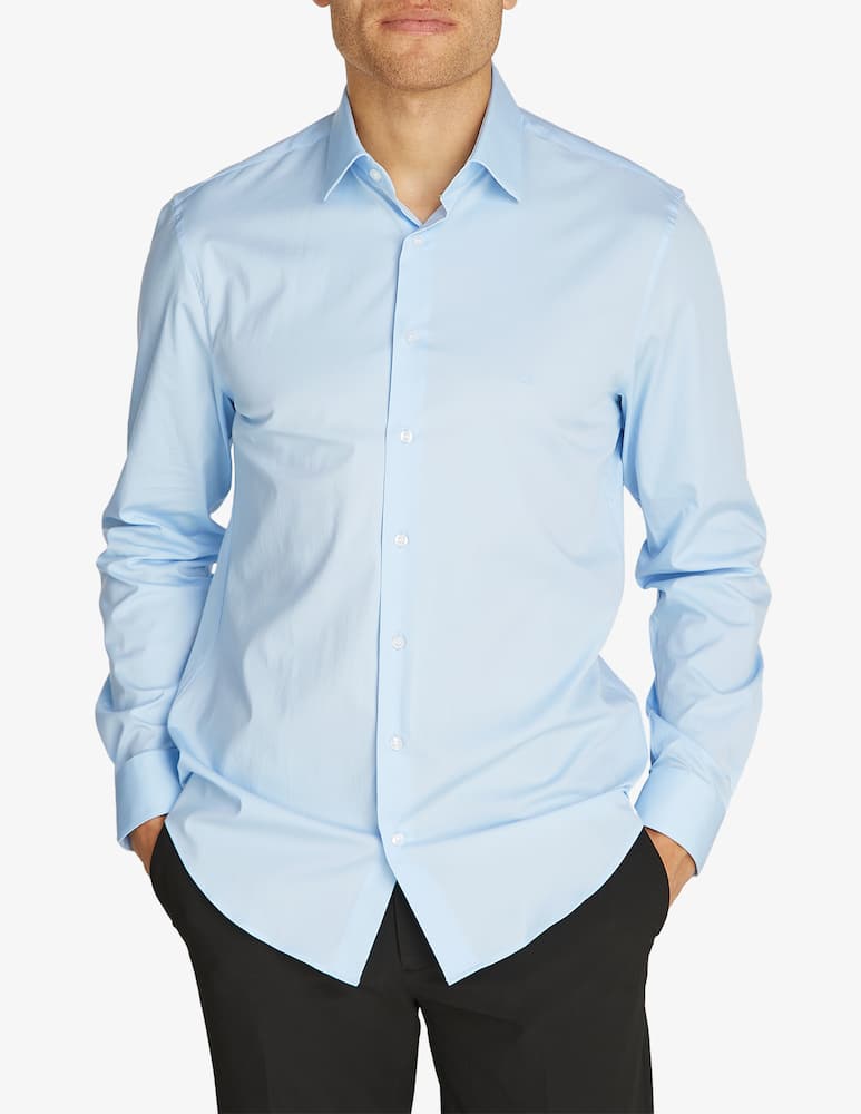 Calvin Klein Camicia poplin stretch regular fitted - immagine 1 Calvin Klein Camicia poplin stretch regular fitted - immagine 1