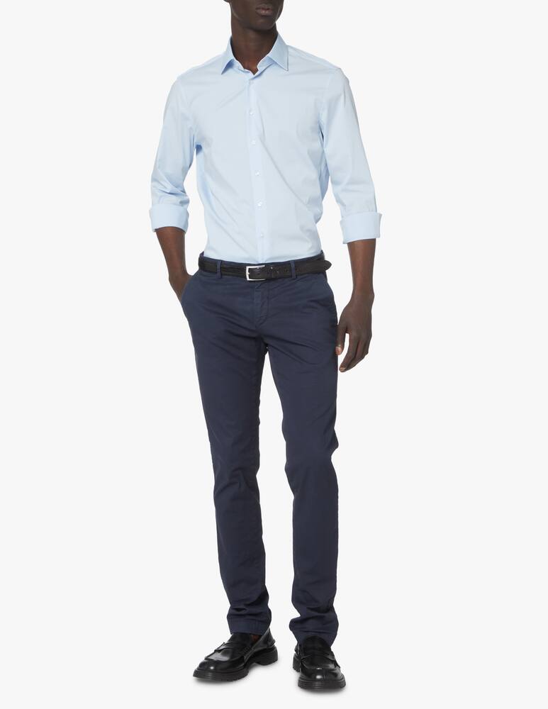 rinascente Calvin Klein Fitted poplin cannes shirt - Blue