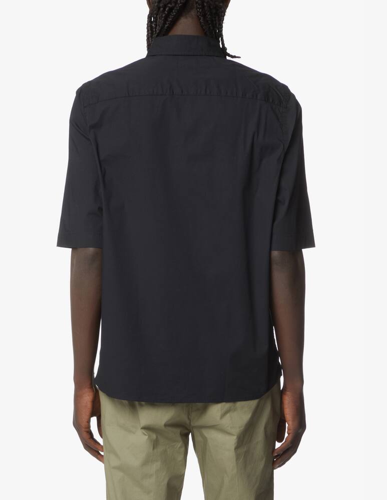 rinascente Calvin Klein Camicia manica corta stretch popeline - nero