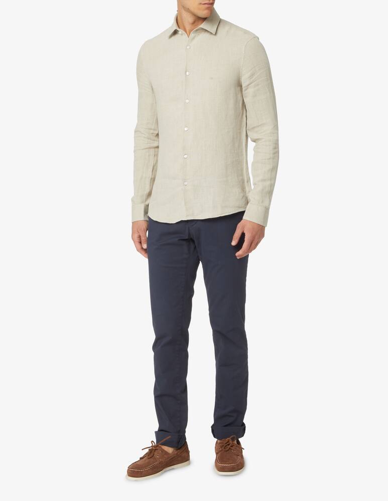 rinascente Calvin Klein Camicia slim in lino - beige