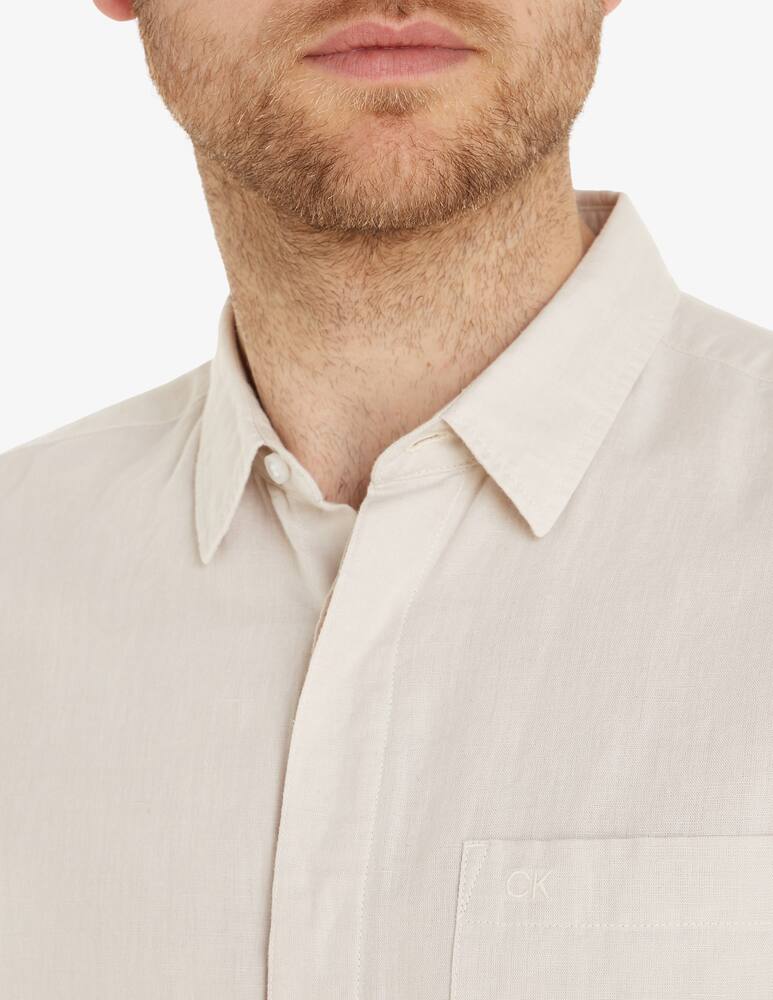 rinascente Calvin Klein Cotton linen shirt