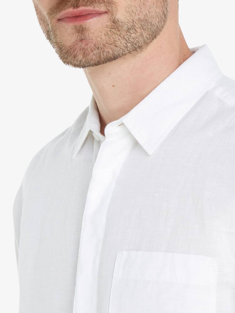 rinascente Calvin Klein Cotton and linen shirt 
