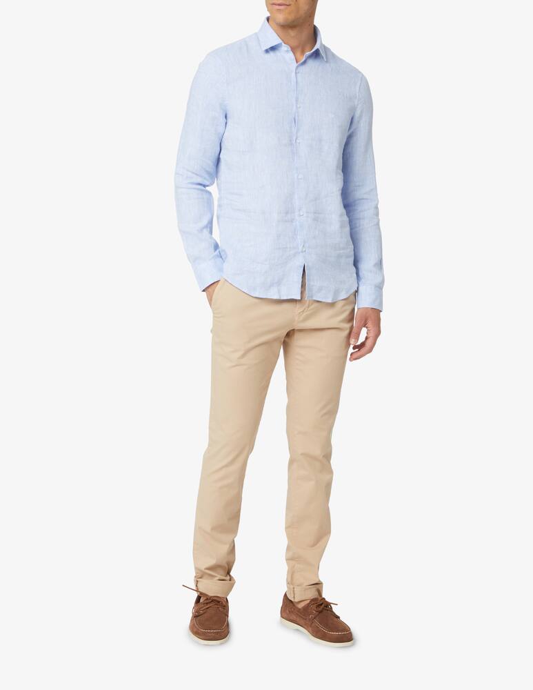 rinascente Calvin Klein Camicia solid in lino slim fit