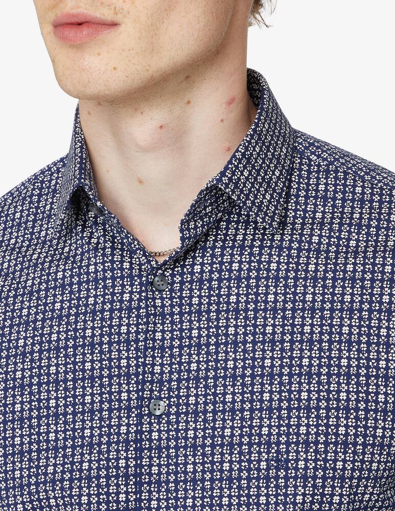 Calvin Klein Flower slim fit shirt - multi - picture 4 Calvin Klein Flower slim fit shirt - multi - picture 4