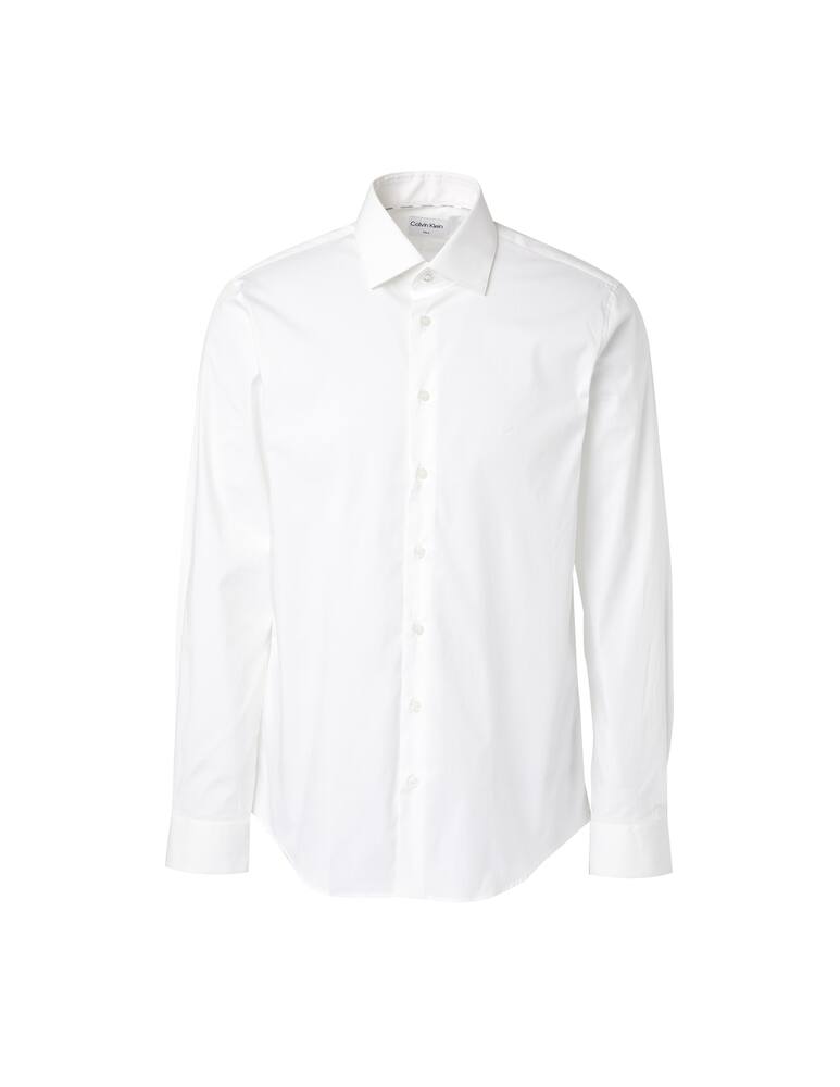 rinascente Calvin Klein Fitted poplin cannes shirt - White
