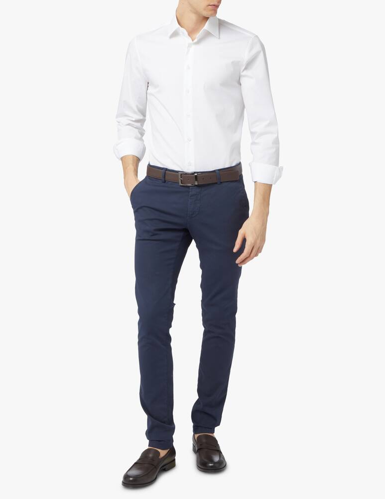 rinascente Calvin Klein Fitted poplin cannes shirt - White