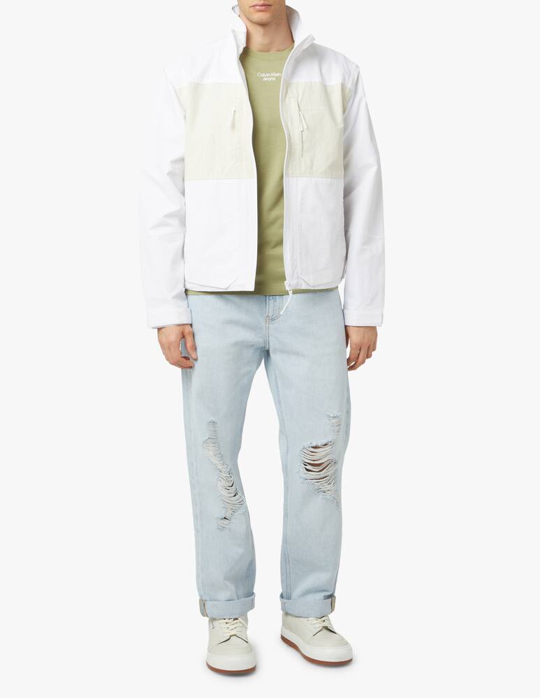 rinascente Calvin Klein Jeans Maglietta maniche corte stacked logo print - verde