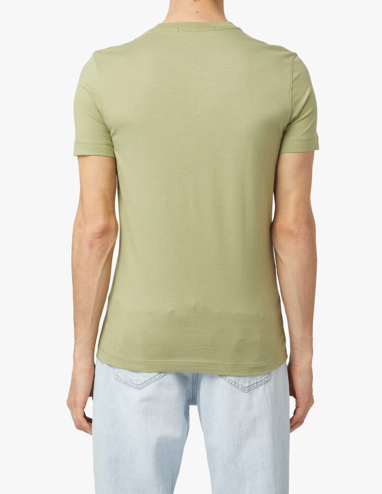 rinascente Calvin Klein Jeans Maglietta maniche corte stacked logo print - verde