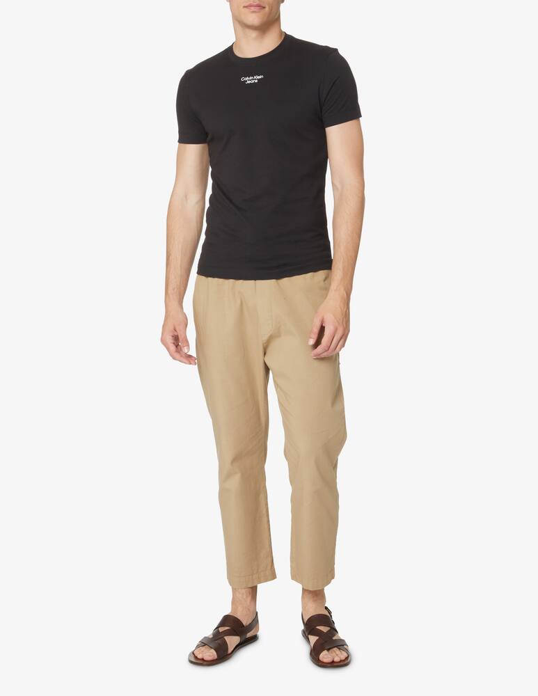 Calvin Klein Jeans Maglietta maniche corte stacked logo print - immagine 2 Calvin Klein Jeans Maglietta maniche corte stacked logo print - immagine 2