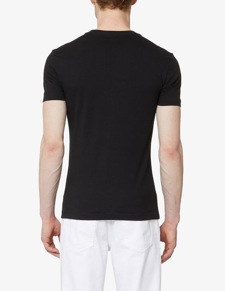 rinascente Calvin Klein Jeans Maglietta maniche corte tape contrast - nero