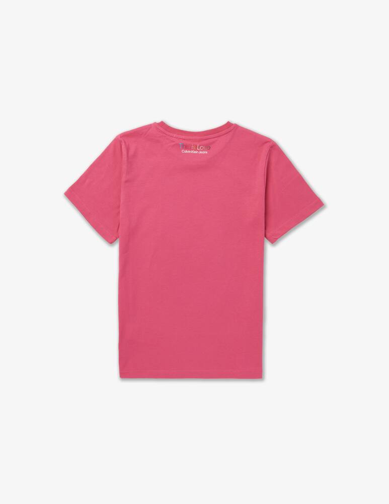 rinascente Calvin Klein T-shirt in cotone  con logo - Rosa