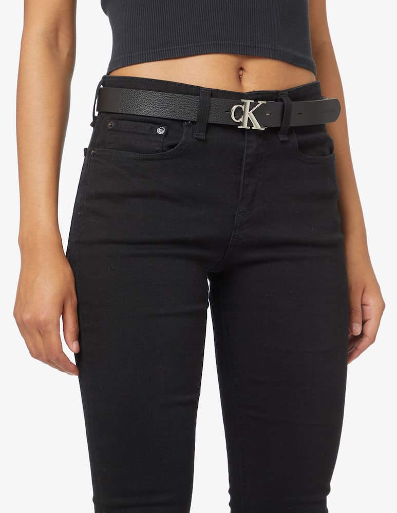 rinascente Calvin Klein Jeans Round mono belt - Black