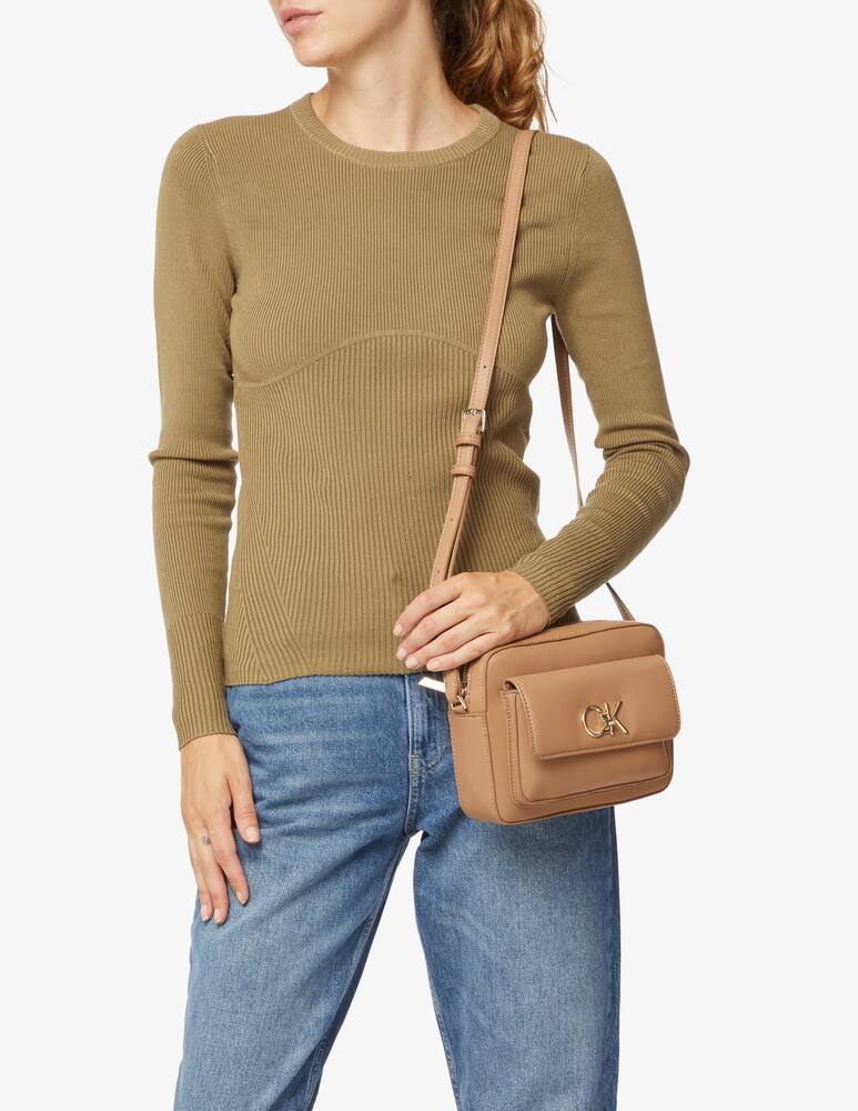 rinascente Calvin Klein Borsa a tracolla Re-Lock - Marrone